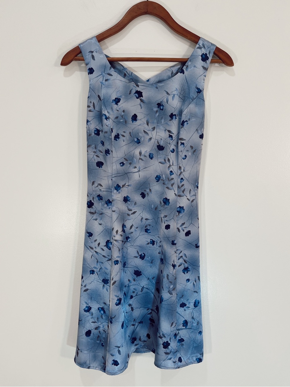 Vintage Y2K 90’s‎ Floral Silky MIDI Dress